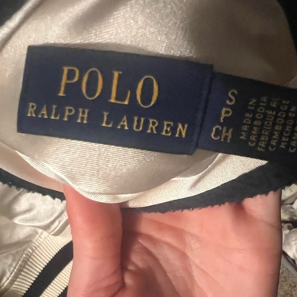 POLO RALPH LAUREN Double Sided Bomber Jacket Navy size S - Picture 3 of 5